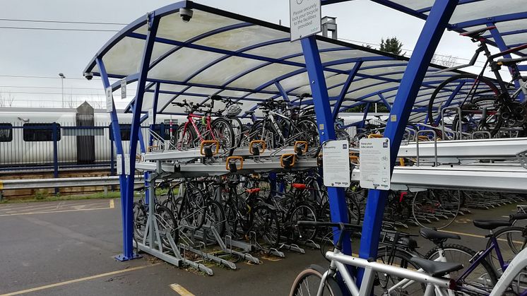 Improvements will be made to cycle storage at Harpenden station - MORE IMAGES AVAILABLE TO DOWNLOAD BELOW