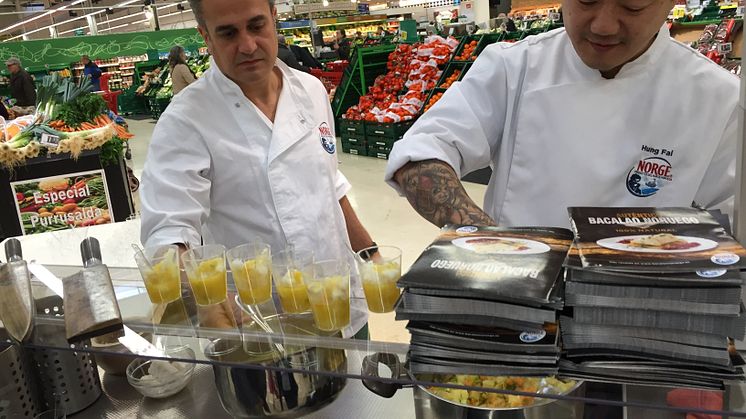 Los amantes del mejor pescado descubren el Bacalao Fresco Noruego en Eroski