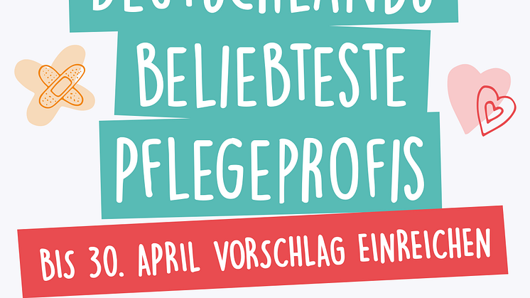 Deutschland beliebteste Pflegeprofis: Nominierungsphase läuft