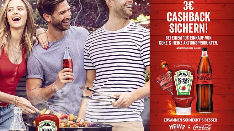 Genuss auf dem Tisch: Coca-Cola und HEINZ sorgen gemeinsam für authentische BBQ Momente