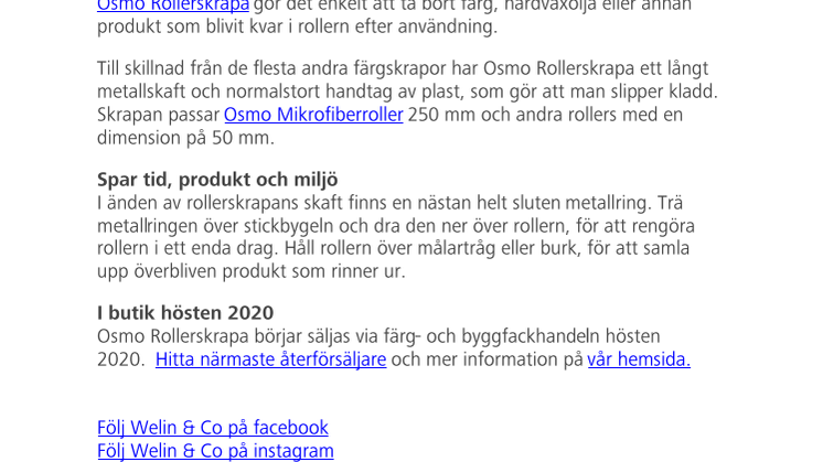 Rengör rollern i ett drag