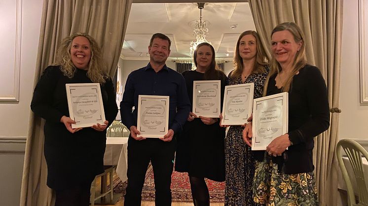 Fri att publicera: Priser delades ut till vinnare vid ceremoni på Dömle Herrgård