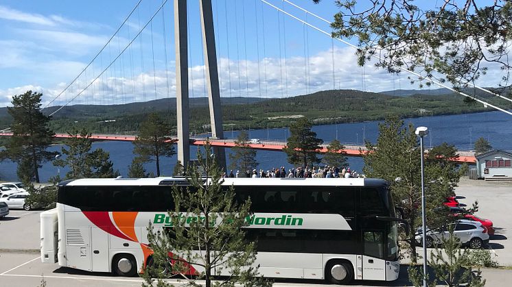 Byberg Nordin är en av de drivande entreprenörerna bakom Världsarvsbussen.