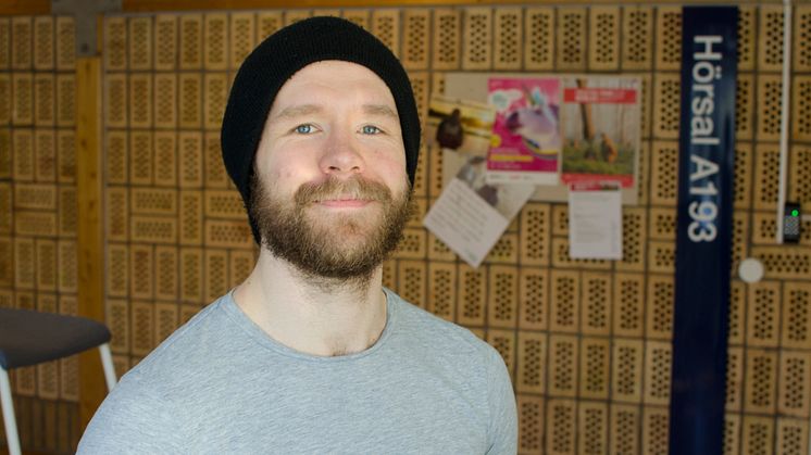 Johan Bergstrand, läser datorgrafik vid Luleå tekniska universitet och deltog i Gradshow.