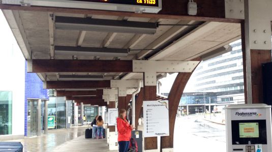 Flygbussarna lanserar realtidsskyltar