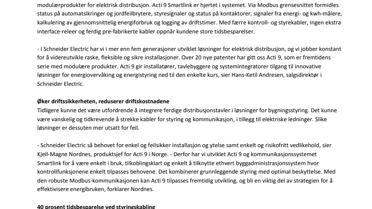 Årets store nyhet innen modulærprodukter