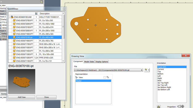 Vår første app for Autodesk produkter: QuickViews for Inventor