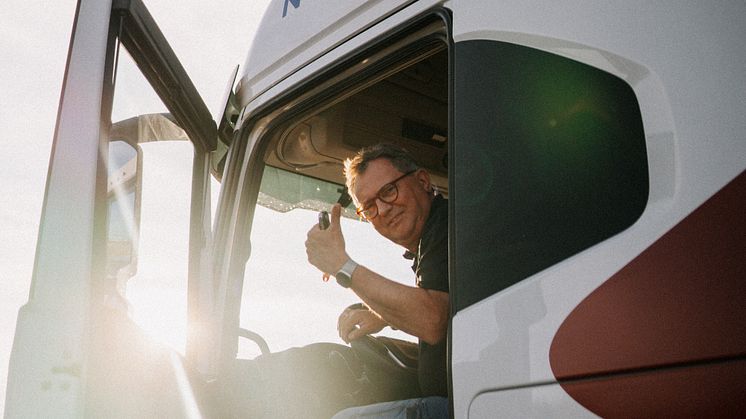 IVECO's testsjåfør Jørgen Andreassen 