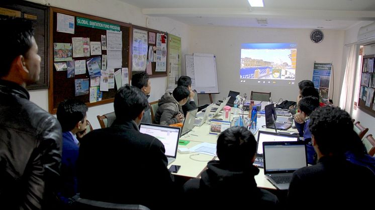Minecraft-workshop i Nepal