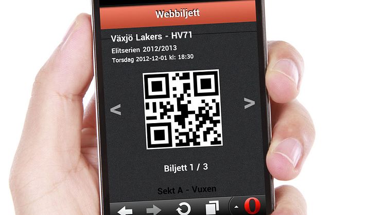 Actor är först i Sverige med biljettköp via mobilapp