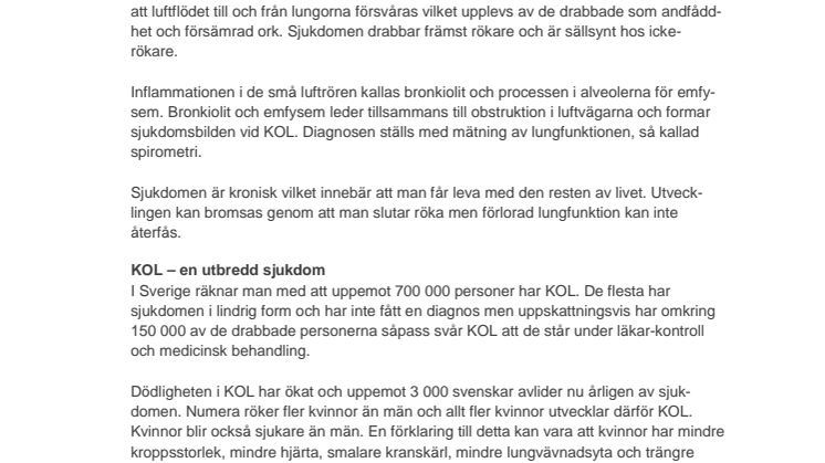Fakta om KOL