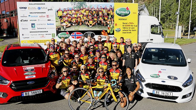 Ford sponser Team Rynkeby 2018