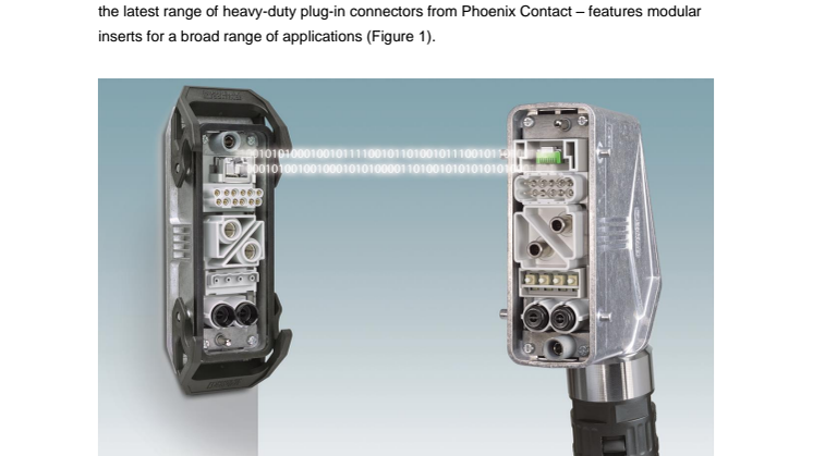 Heavy-duty modular plug-in connectors