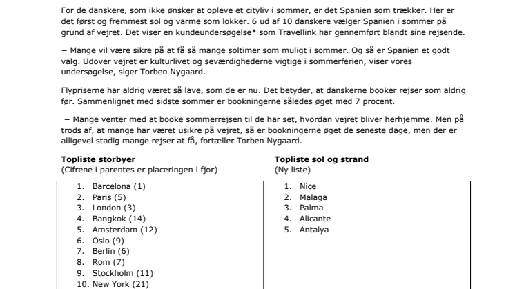 Barcelona lokker danskerne i sommer