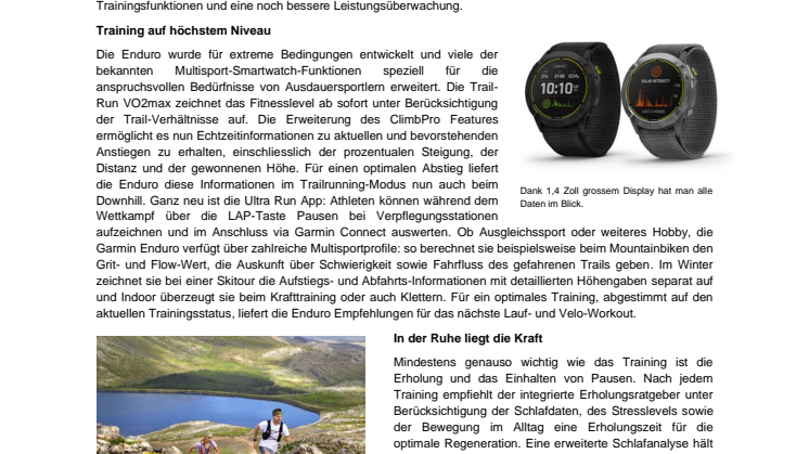 PM Garmin Enduro Multisportuhr