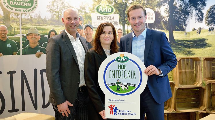 Presseinformation_Arla Foods und das Deutsche Kinderhilfswerk zeigen, wo die Milch herkommt