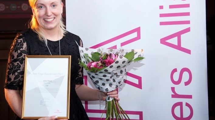Supercat Swedens grundare Jessica Nylund: Årets Unga Entreprenör Norr 2013