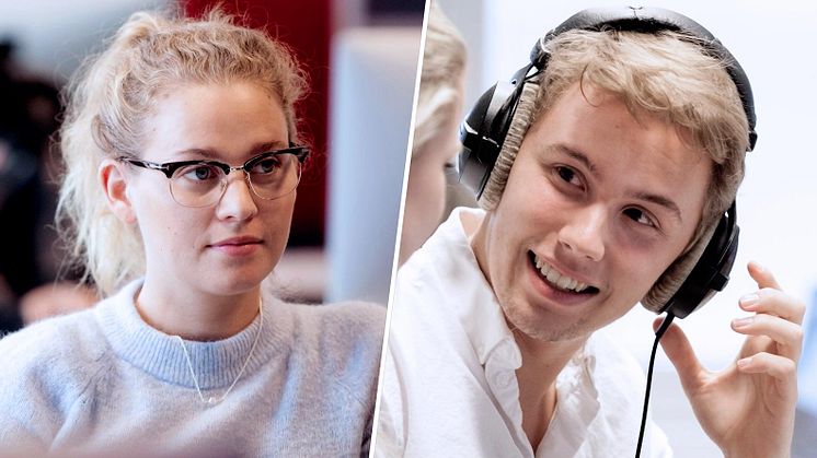 Ingrid Døssland og Filip Mekki. Foto: Gøril Sætre.
