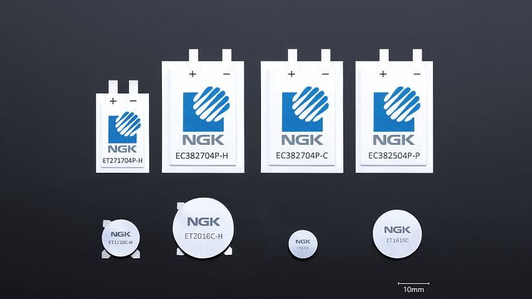 Chip-type ceramic rechargeable battery EnerCera battery series