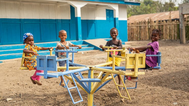 Barn i Norge sørget for barnehage i Sierra Leone