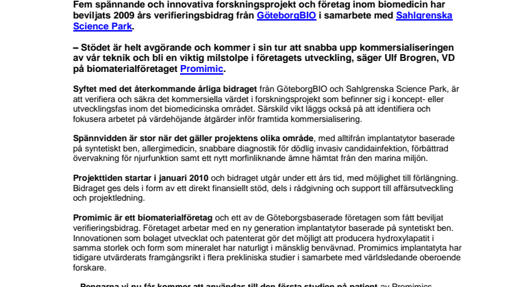 ”Verifieringsbidrag avgörande för företagsutveckling”