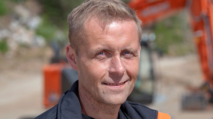 Jörgen Marklund startade Hund & Entreprenad AB tillsammans med sambon. Foto: Mats Thorner