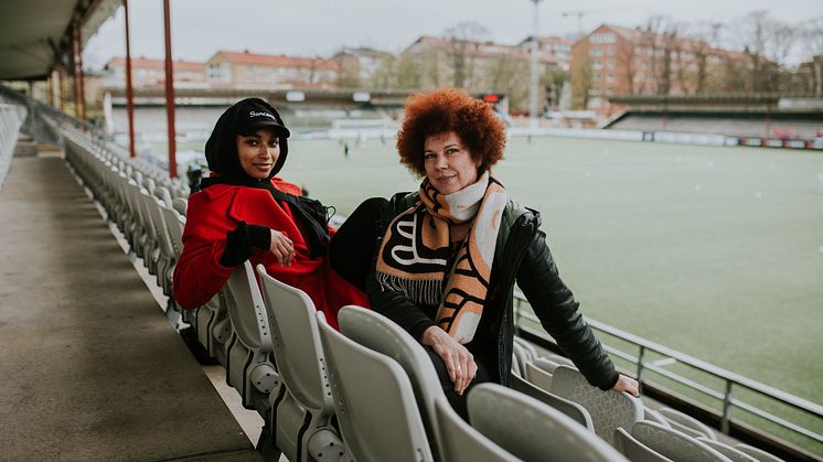 Joy M'Batha  & Irya Gmeyner i musiksamarbete med Malmö Live och FC Rosengård