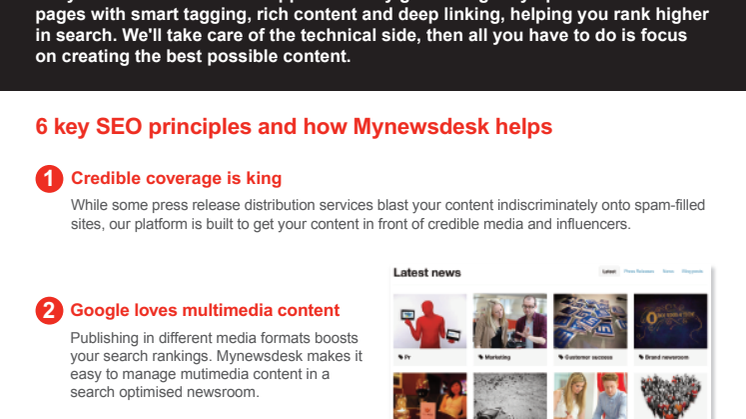 6 key SEO principles and how Mynewsdesk helps