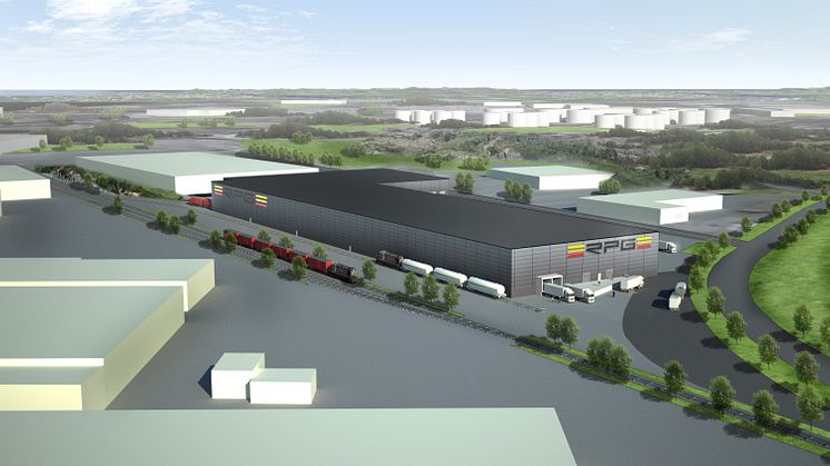 Ny skogsterminal i Göteborgs Hamn