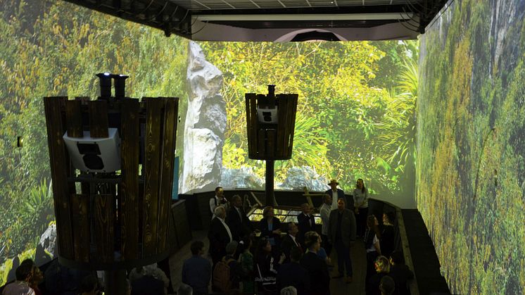 Multimedialer Erlebnisraum im Entdeckerhaus Arche im Zoo Leipzig 