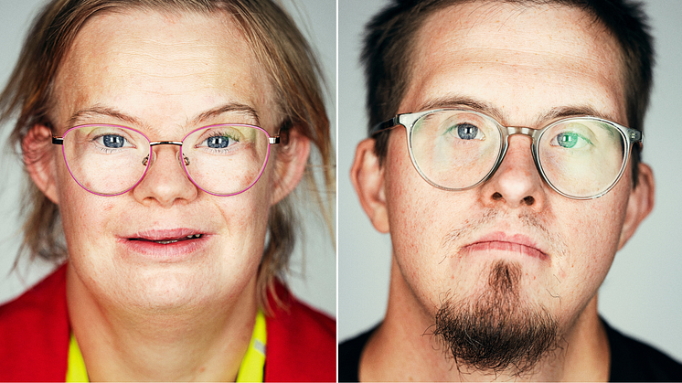 Frida Molin och Linus Lundström från Hjälteföreningen är två av de lokala profilerna som lyfts fram i den nationella fotoutställningen. Foto: Karl Nordlund