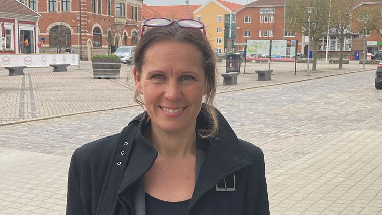 Vibeke Wulff, ny franchisetagare för fastighetsmäklarkedjan HusmanHagberg i Tomelilla