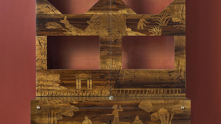 Uno Åhrén, cabinet called The Garden of Eden, also known as The Paradise Cabinet, Mobilia 1924. Photo: Nationalmuseum.