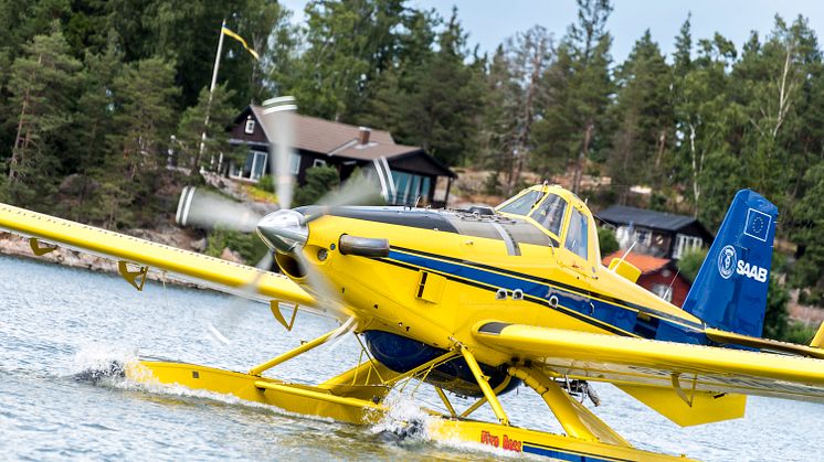 Mindre skopande flygplan