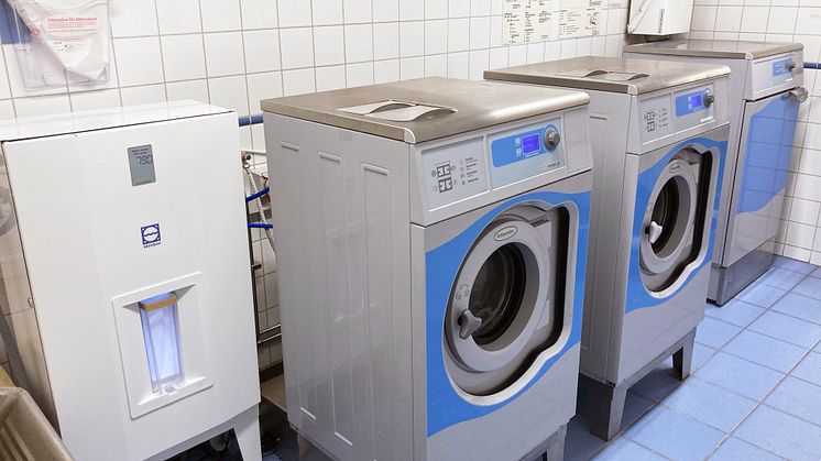 Bostadsbolagets hyresgäster tvättar miljövänligt med ny teknik
