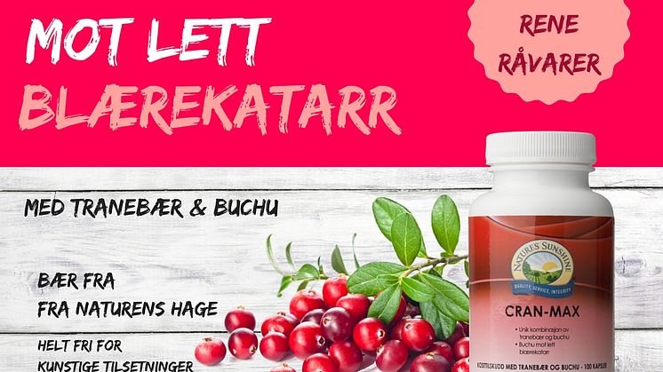 Er du plaget med lett blærekatarr?