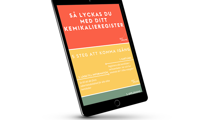 Ladda ner guiden och få tips på hur du kommer igång med ditt kemikalieregister