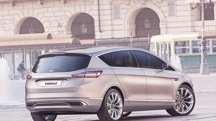 Avduking av S-MAX Vignale Concept i Milano i forbindelse med møbel- og trendmessen Salone del Mobile 