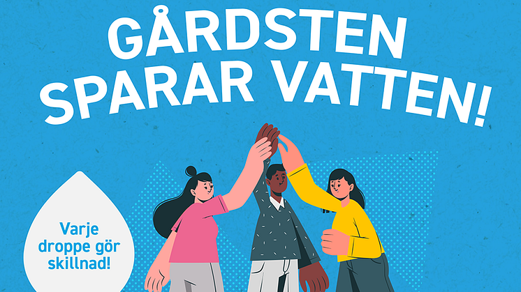 Gårdsten sparar vatten - varje droppe gör skillnad