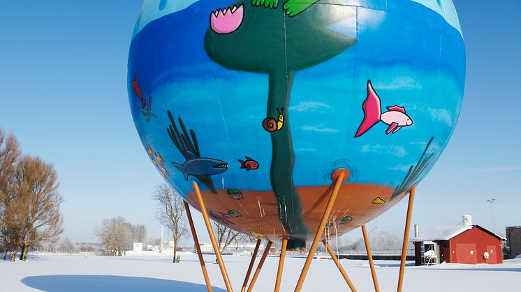 Globen på Ekeby Reningsverk