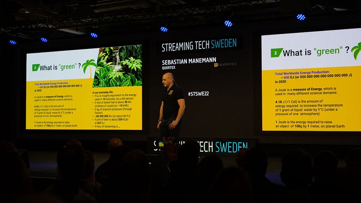 Sebastian Manemann från Quortex om energiåtgång inom streaming