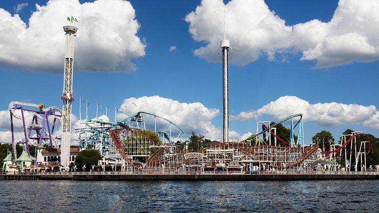 Berg- och dalbana i trä byggs på Gröna Lund