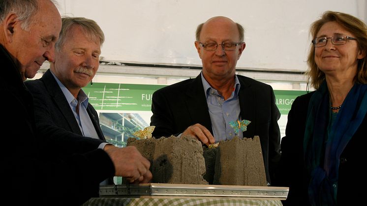 Fullriggaren - första spadtaget 20100524