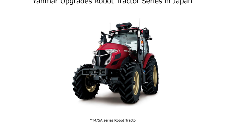 Yanmar Upgrades Robot Tractor Series in Japan