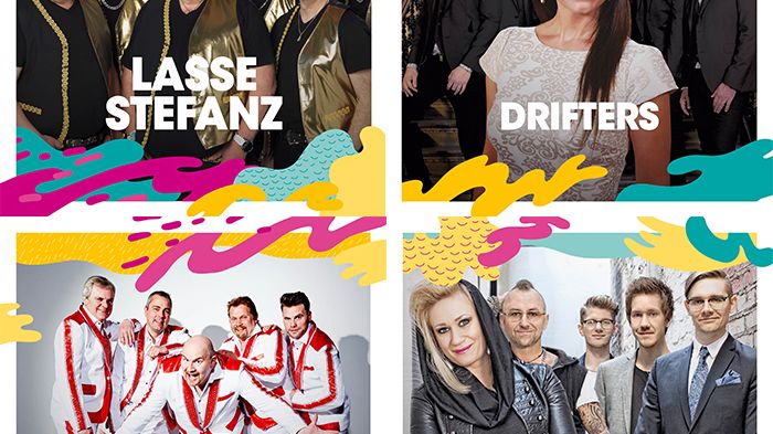 Lasse Stefanz, Drifters, Larz-Kristerz & Blender m.fl. till Malmöfestivalen!
