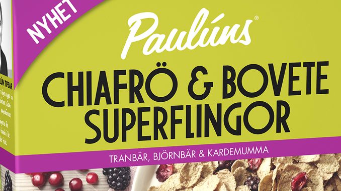 Paulúns lanserar glutenfria frukostflingor 