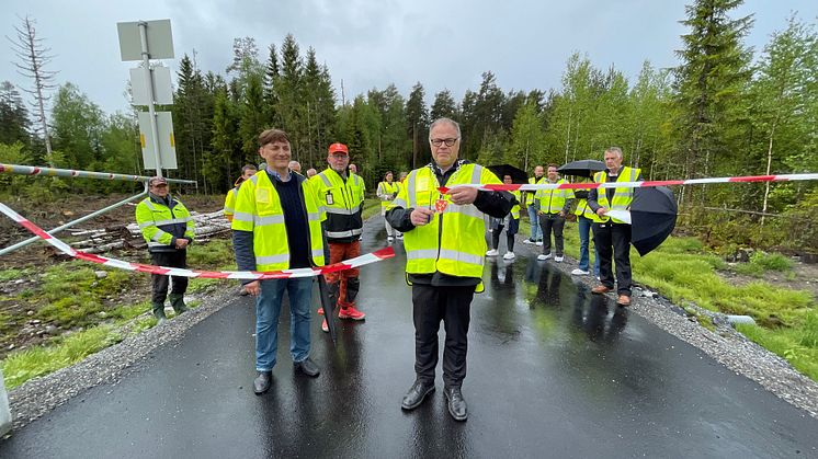 Ordføreren markerer et vellykket prosjekt