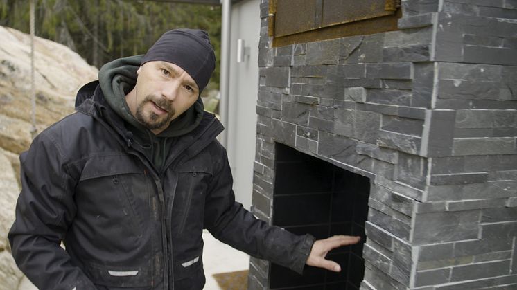 Bjørn bygger bo – Murt røykovn 3