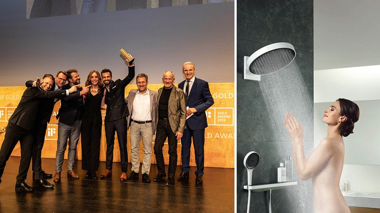 iF DESIGN AWARD 2019 uddelt i München. Vinder: Den nye bruserserie fra hansgrohe.