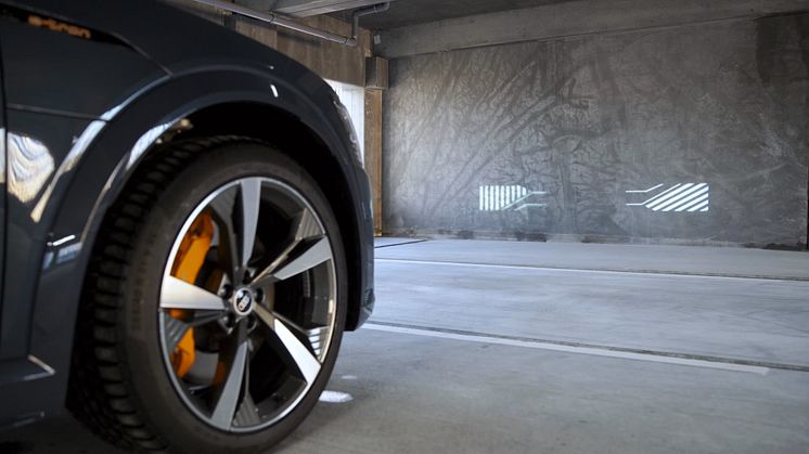 Digitale Matrix LED forlygter med coming-home/leaving-home animation til Audi e-tron